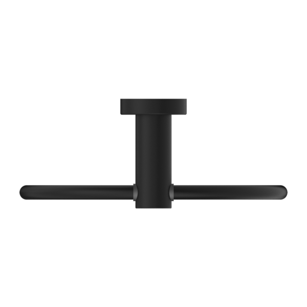 MECCA HAND TOWEL RING MATTE BLACK (NR1980MB)