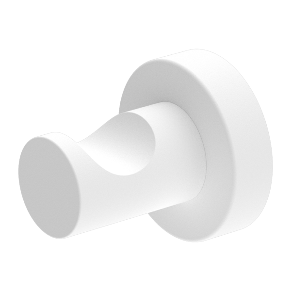 MECCA ROBE HOOK MATTE WHITE (NR1982MW)
