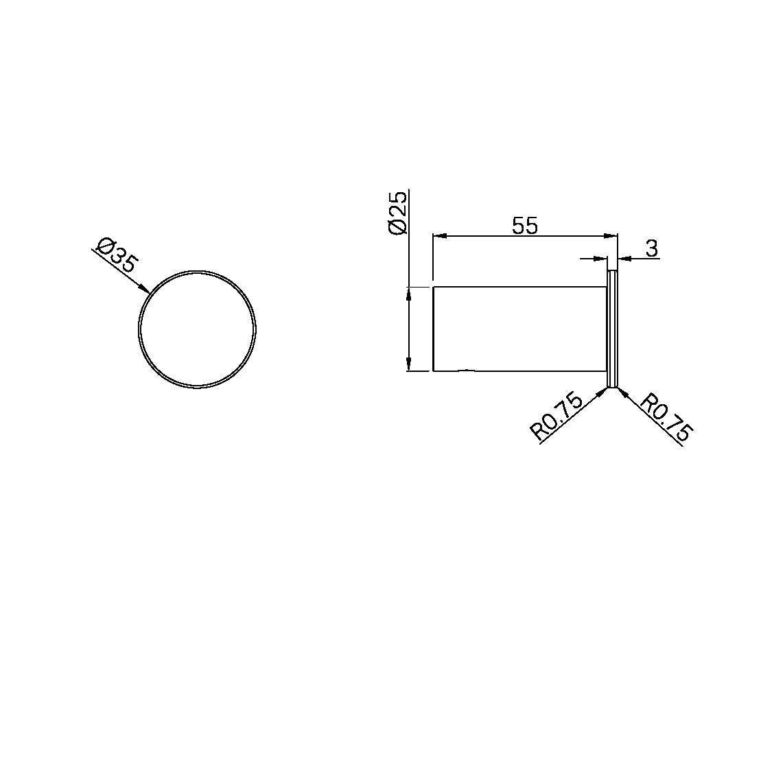 Mecca Robe Hook Slim Gun Metal (NR1982bGM)