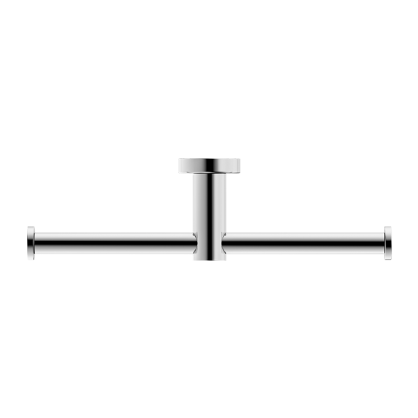 MECCA DOUBLE TOILET ROLL HOLDER CHROME (NR1986DCH)