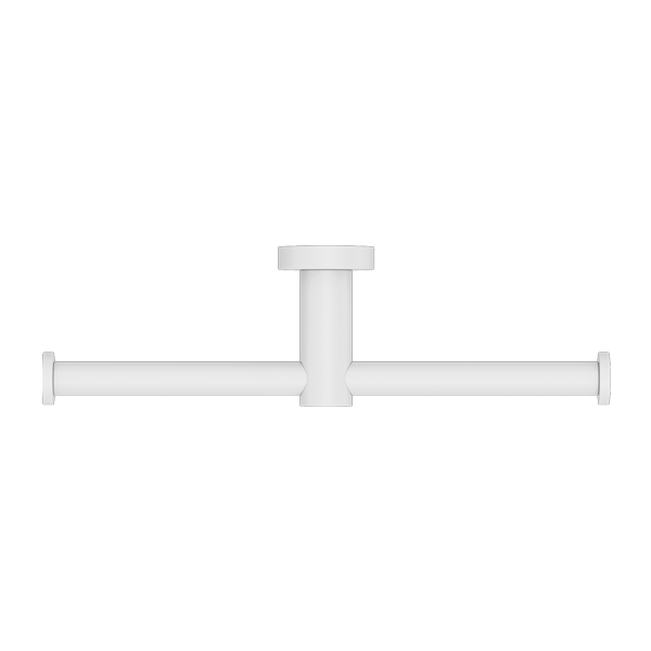 MECCA DOUBLE TOILET ROLL HOLDER MATTE WHITE (NR1986DMW)