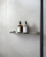 MECCA METAL SHOWER SHELF BRUSHED NICKEL (NR1987aBN)