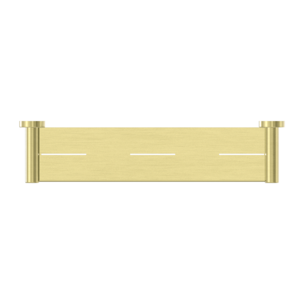 MECCA METAL SHOWER SHELF BRUSHED GOLD (NR1987aBG)
