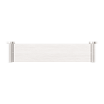MECCA METAL SHOWER SHELF BRUSHED NICKEL (NR1987aBN)