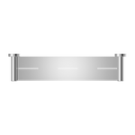 MECCA METAL SHOWER SHELF CHROME (NR1987aCH)