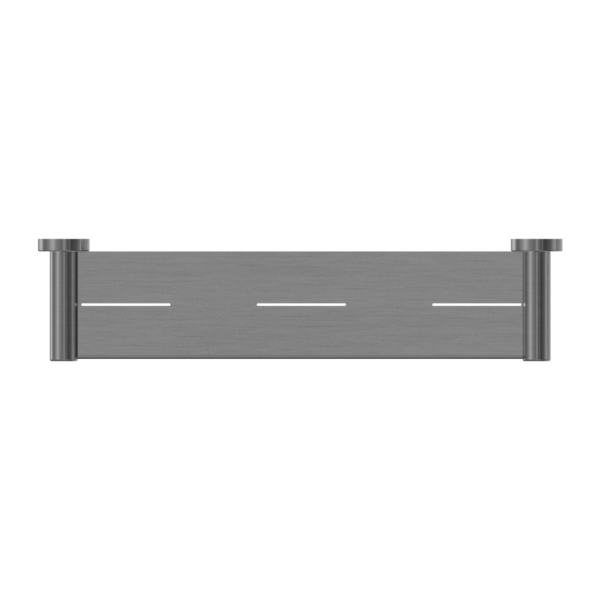 MECCA METAL SHOWER SHELF GUN METAL  (NR1987aGM)