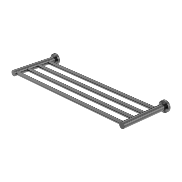 MECCA TOWEL RACK GUN METAL  (NR1989GM)