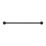 MECCA TOWEL RACK MATTE BLACK (NR1989MB)