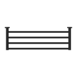 MECCA TOWEL RACK MATTE BLACK (NR1989MB)