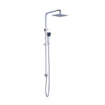 SQUARE TWIN SHOWER BOTTOM INLET CHROME (NR200705bbCH)