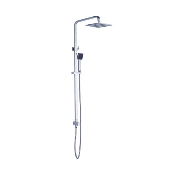 SQUARE TWIN SHOWER BOTTOM INLET CHROME (NR200705bbCH)