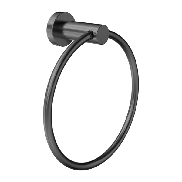 Dolce II Hand Towel Ring Gun Metal (NR2080GM)
