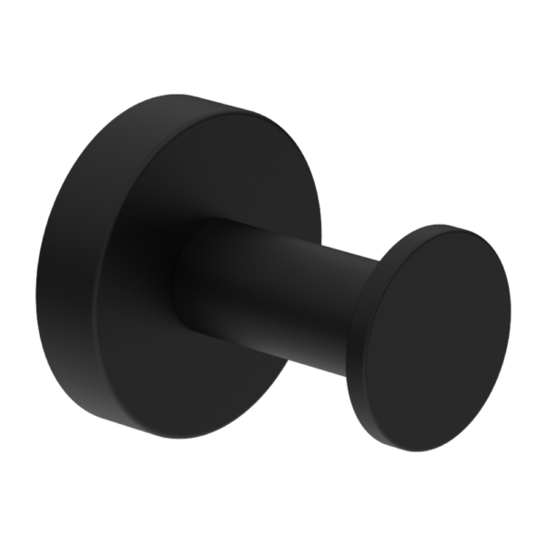 Dolce II Robe Hook Matte Black (NR2082MB)