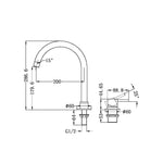 Basin Mixers Gun Metal Grey Mecca Range - Royal Bath & Kitchen - Image 8