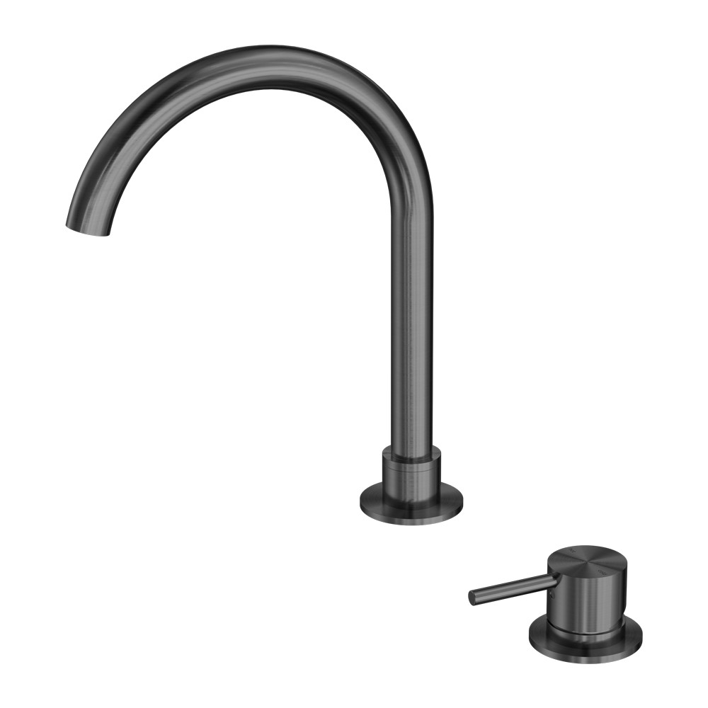 Basin Mixers Gun Metal Grey Mecca Range - Royal Bath & Kitchen