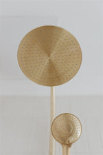 MECCA TWIN SHOWER WITH AIR SHOWER BRUSHED GOLD (NR221905bBG)