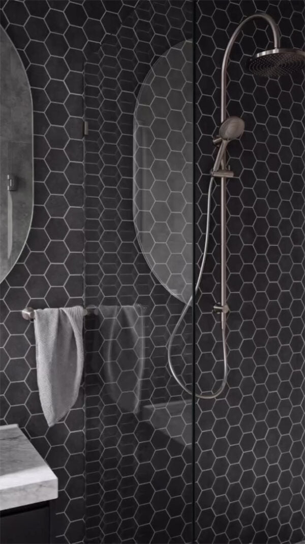 Mecca Twin Shower Set With Air Shower Bn Nr221905Bbn