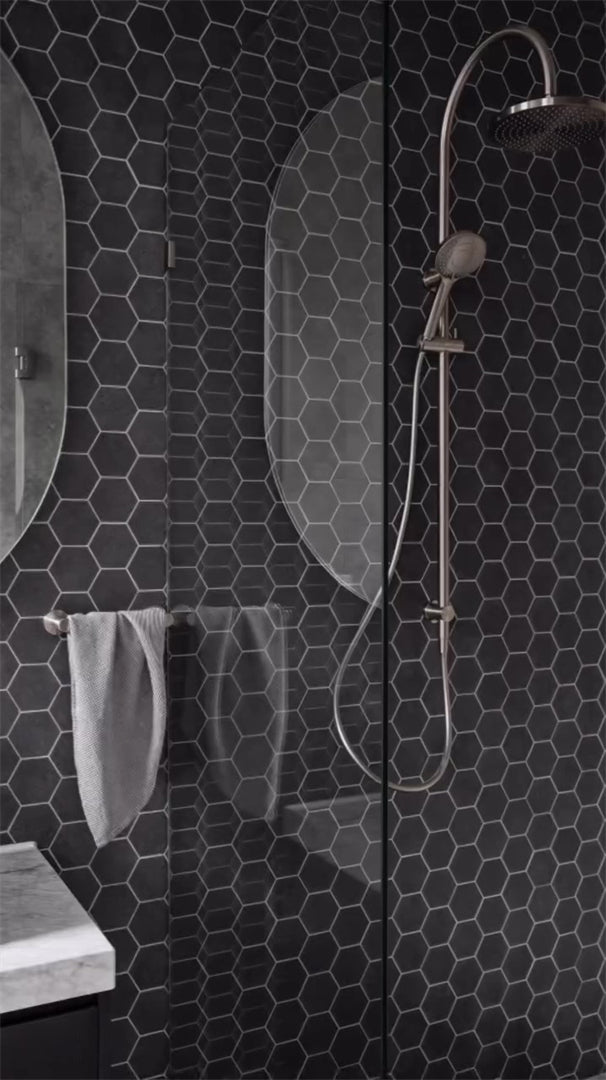 Mecca Twin Shower Set With Air Shower Bn Nr221905Bbn