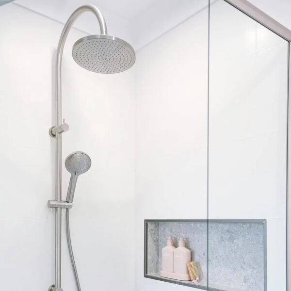 Mecca Twin Shower Set With Air Shower Bn Nr221905Bbn