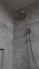 Mecca Twin Shower Set With Air Shower Bn Nr221905Bbn