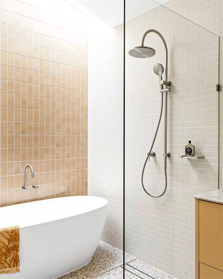 Mecca Twin Shower Set With Air Shower Bn Nr221905Bbn