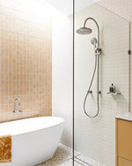 Mecca Twin Shower Set With Air Shower Bn Nr221905Bbn