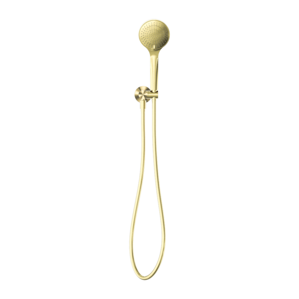 MECCA SHOWER ON BRACKET WITH AIR SHOWER BRUSHED GOLD (NR221905BG)