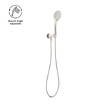 MECCA SHOWER ON BRACKET WITH AIR SHOWER BRUSHED NICKEL (NR221905BN)