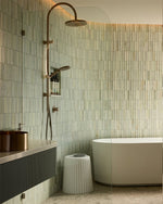 MECCA TWIN SHOWER BRUSHED BRONZE (NR221905eBZ)