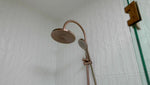 MECCA TWIN SHOWER BRUSHED BRONZE (NR221905eBZ)