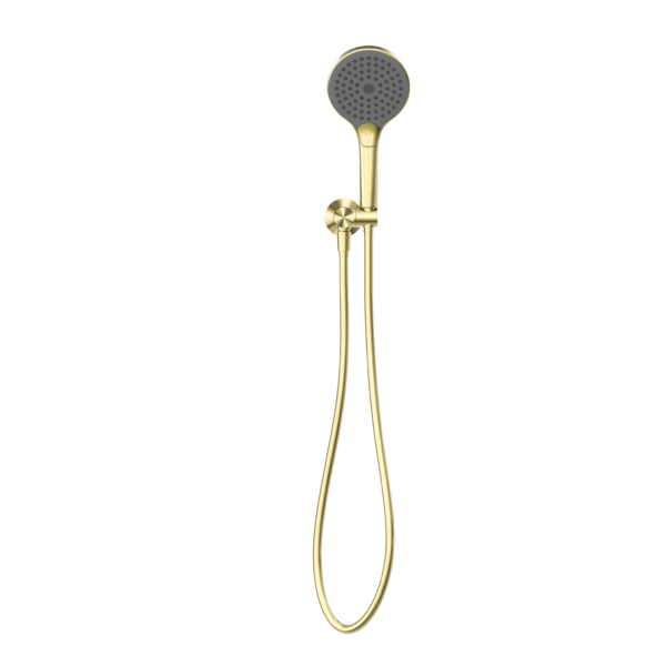 MECCA SHOWER ON BRACKET WITH AIR SHOWER II BRUSHED GOLD (NR221905FBG)