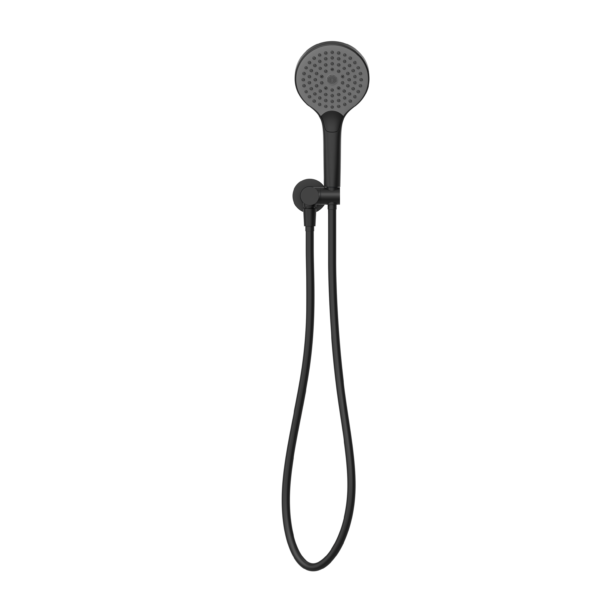 MECCA SHOWER ON BRACKET WITH AIR SHOWER II MATTE BLACK (NR221905FMB)