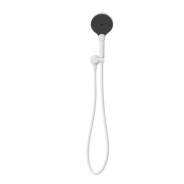 MECCA SHOWER ON BRACKET WITH AIR SHOWER II MATTE WHITE (NR221905FMW)