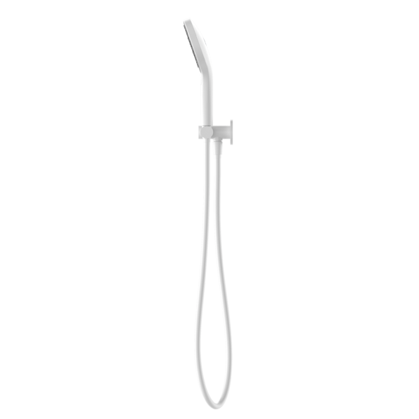 MECCA SHOWER ON BRACKET WITH AIR SHOWER II MATTE WHITE (NR221905FMW)