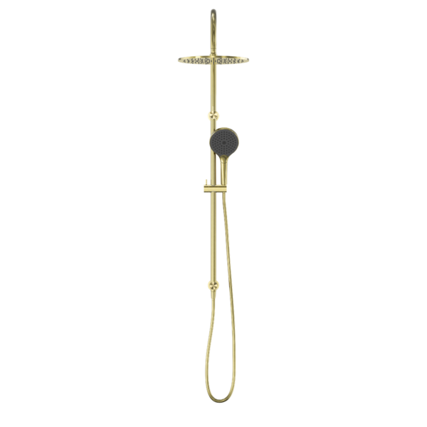 MECCA TWIN SHOWER WITH AIR SHOWER II BRUSHED GOLD (NR221905HBG)