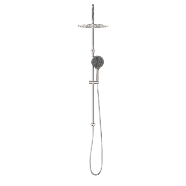 MECCA TWIN SHOWER WITH AIR SHOWER II BRUSHED NICKEL (NR221905HBN)