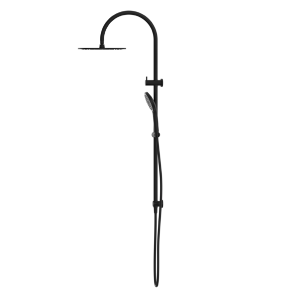 MECCA TWIN SHOWER WITH AIR SHOWER II MATTE BLACK (NR221905HMB)