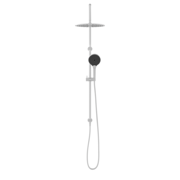 MECCA TWIN SHOWER WITH AIR SHOWER II MATTE WHITE (NR221905HMW)