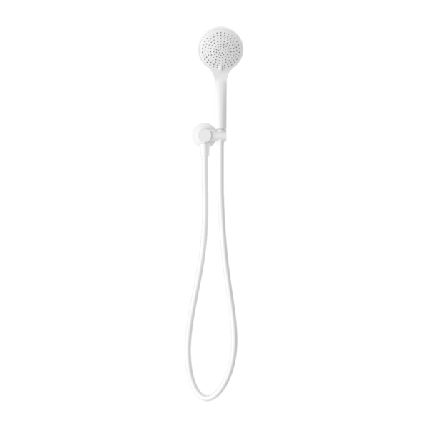 MECCA SHOWER ON BRACKET WITH AIR SHOWER MATTE WHITE (NR221905MW)