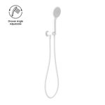 MECCA SHOWER ON BRACKET WITH AIR SHOWER MATTE WHITE (NR221905MW)