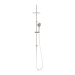 MECCA TWIN SHOWER WITH AIR SHOWER BRUSHED NICKEL (NR221905bBN)