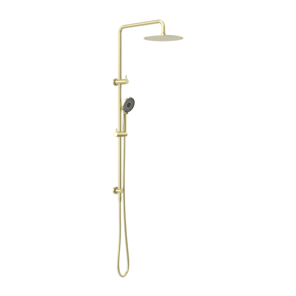 ROUND PROJECT TWIN SHOWER BRUSHED GOLD (NR232105DBG)
