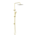 SQUARE PROJECT TWIN SHOWER BRUSHED GOLD (NR232105EBG)