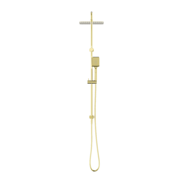 SQUARE PROJECT TWIN SHOWER BRUSHED GOLD (NR232105EBG)