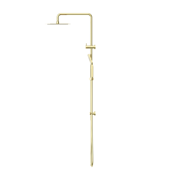 SQUARE PROJECT TWIN SHOWER BRUSHED GOLD (NR232105EBG)