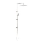 SQUARE PROJECT TWIN SHOWER BRUSHED NICKEL (NR232105EBN)
