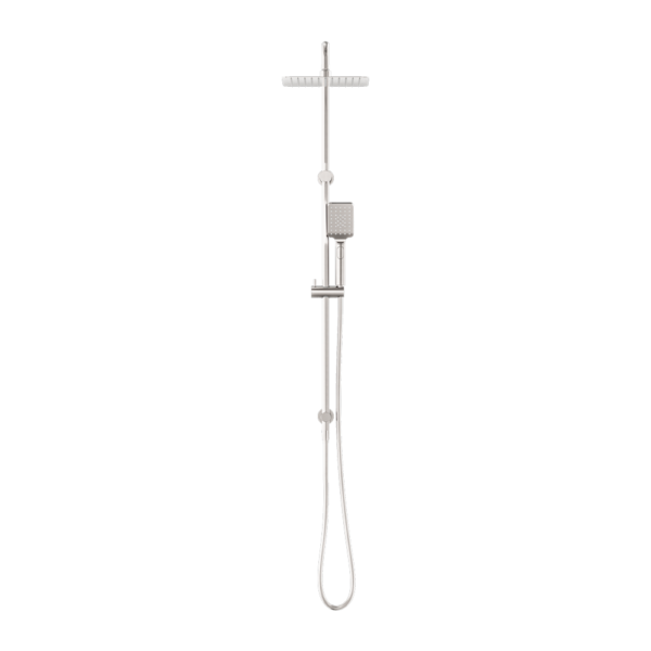 SQUARE PROJECT TWIN SHOWER BRUSHED NICKEL (NR232105EBN)