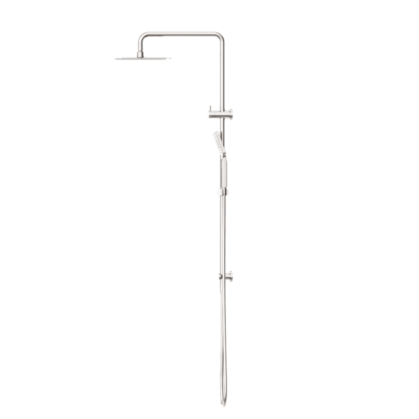 SQUARE PROJECT TWIN SHOWER BRUSHED NICKEL (NR232105EBN)