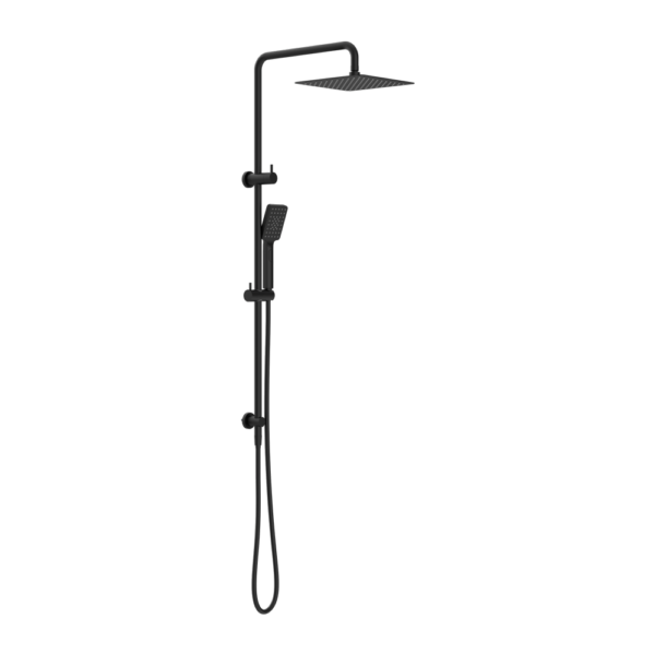 SQUARE PROJECT TWIN SHOWER MATTE BLACK (NR232105EMB)