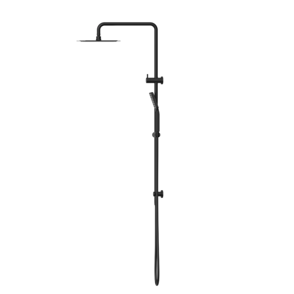 SQUARE PROJECT TWIN SHOWER MATTE BLACK (NR232105EMB)